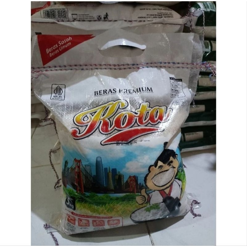 

[5 pcs] Beras Premium Kota 5kg