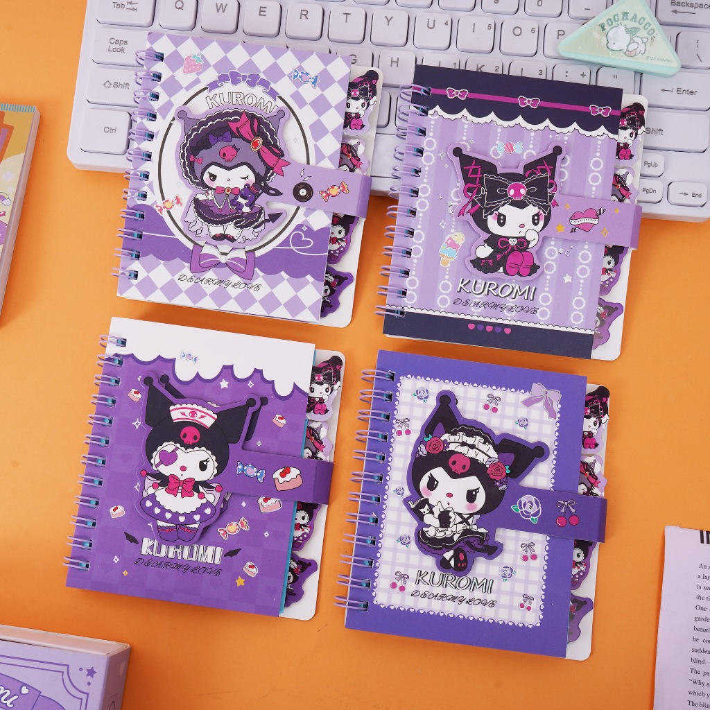 

Memo Spiral Diary Ring Notebook Catatan Karakter Square Cartoon Spiral Notebook