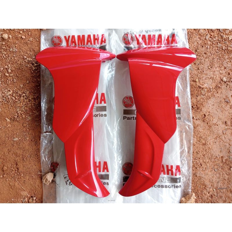 legshield luar jupiter z original sayap luar merah jupiter z asli tebeng sayap jupiter z merah asli 