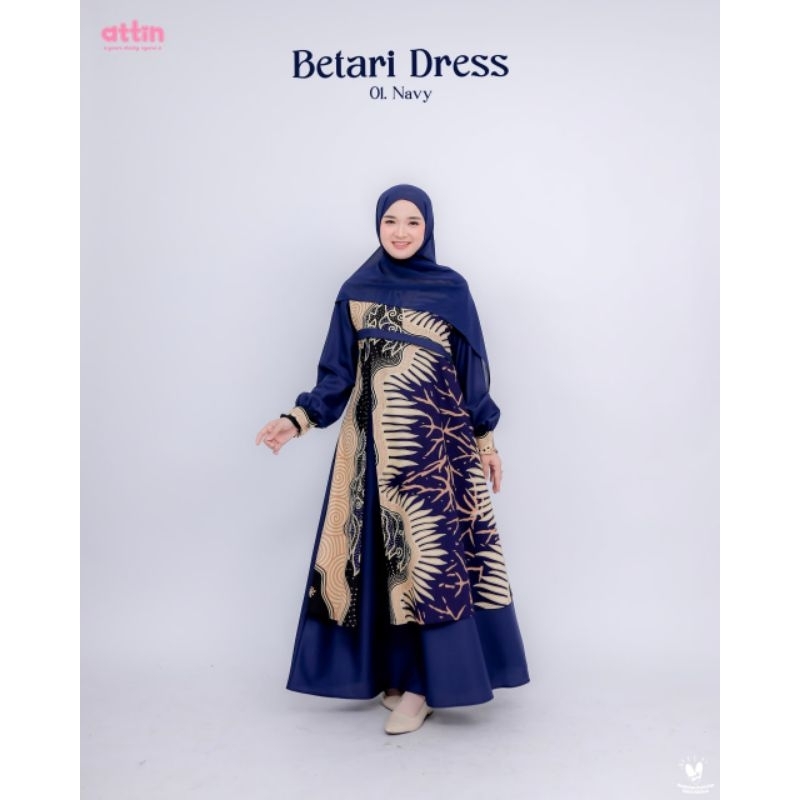 Gamis Batik Betari Dress By Attin Hijab
