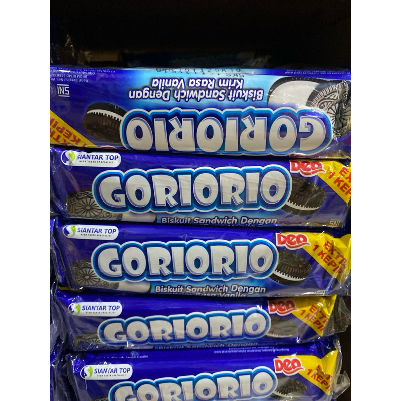

Goriorio Biskuit Sandwich Dengan Vanila