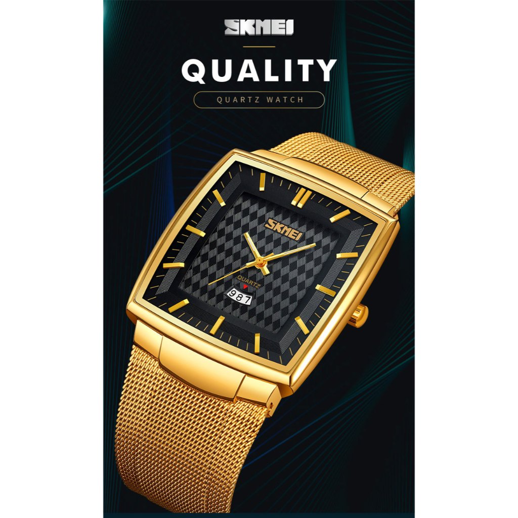 SKMEI 9311 Original Jam Tangan Analog Stainless Steel