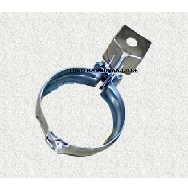 Klem Gantung Engsel 6 inch Hanger Clamp Pipa Paralon 6 Inch Pengencang Pengikat Kleman Bulat Pipa