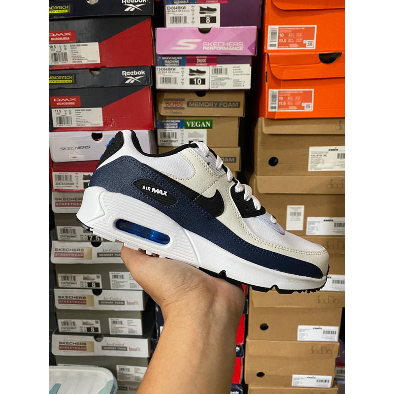 Jual Sepatu NK Air Max 90 LTR - Thunder Blue/Black Phantom