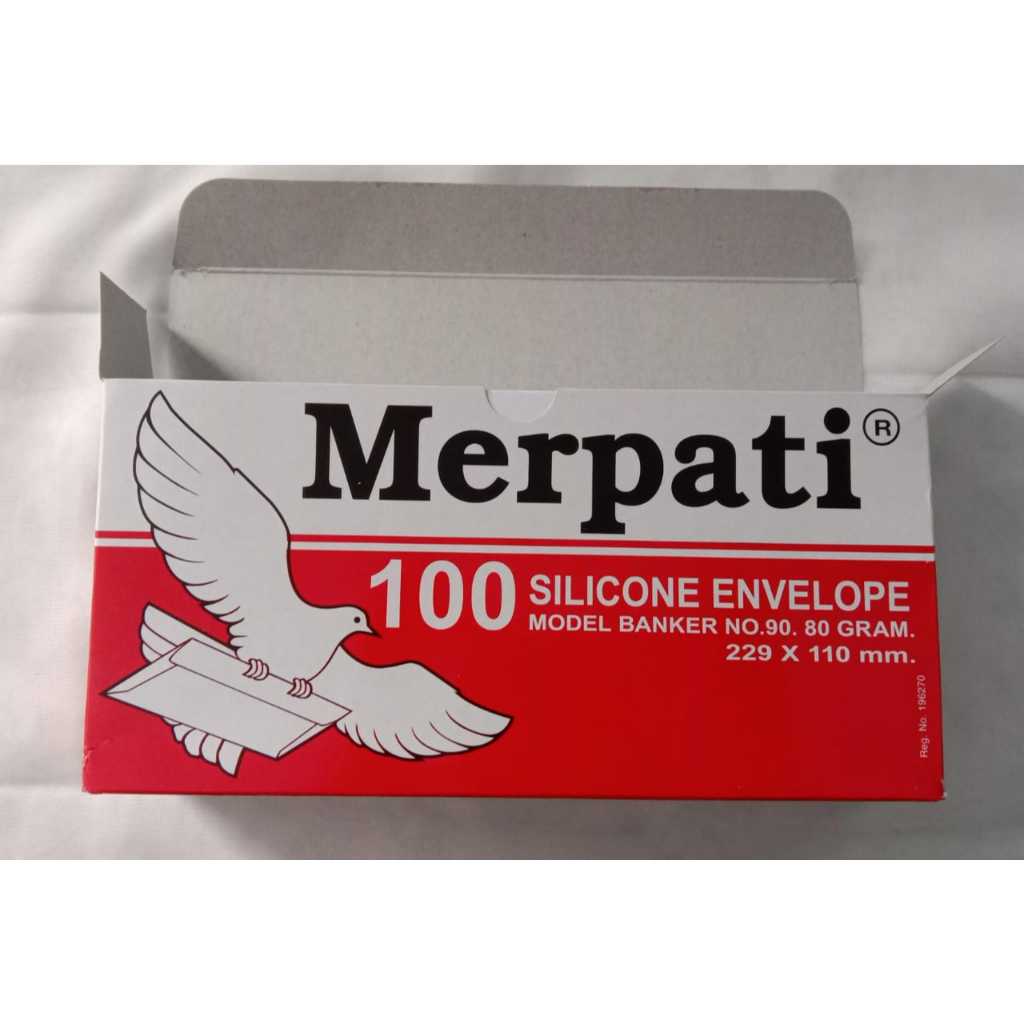 

Amplop Merpati Ukuran Besar No.90 Silicon Merah 80gsm