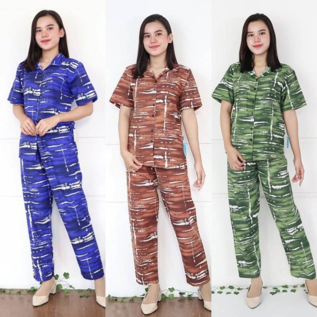 Setelan Piyama Wanita Dewasa / Setelan Piyama CP L Kekinian