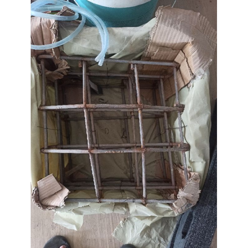 pondasi cakar ayam footplate 40 x 40 besi 10 SNi