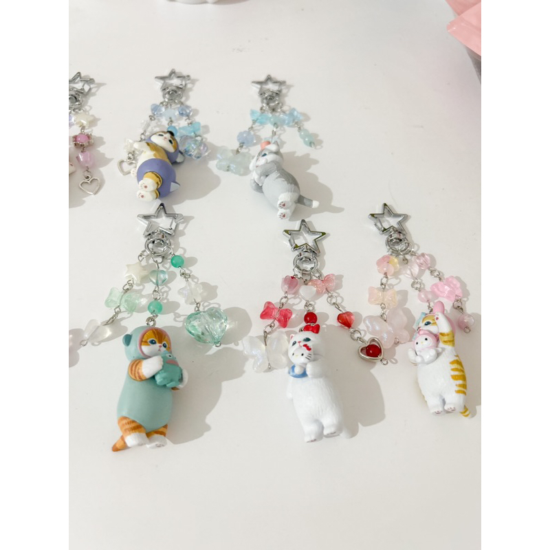 RB Pinkyystar/Mofusand KeychainMofusand X SanrioMofusand Sanrio Keychain