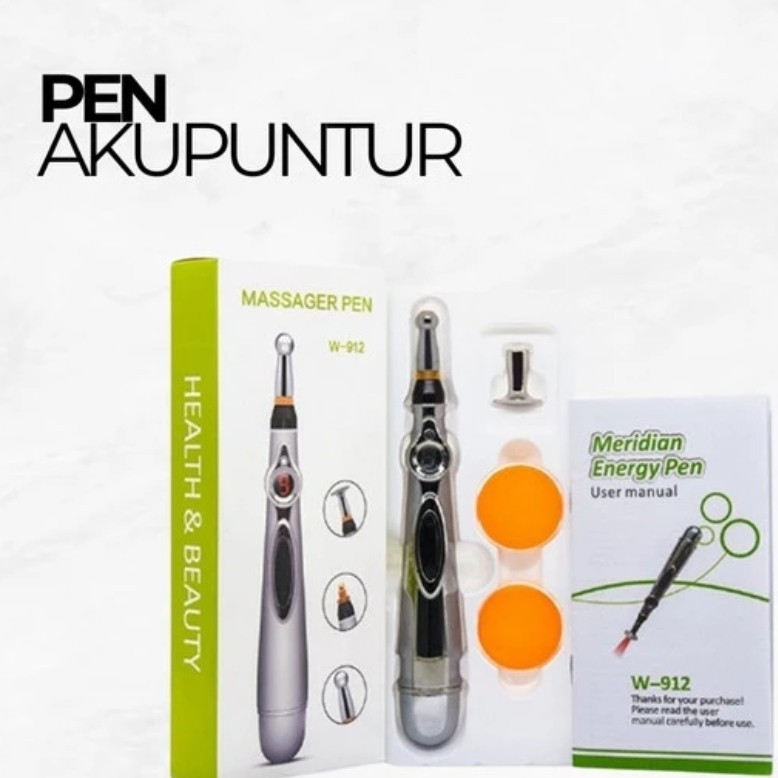 Pena akupuntur alat terapi elektrik massager pen refleksi meridian