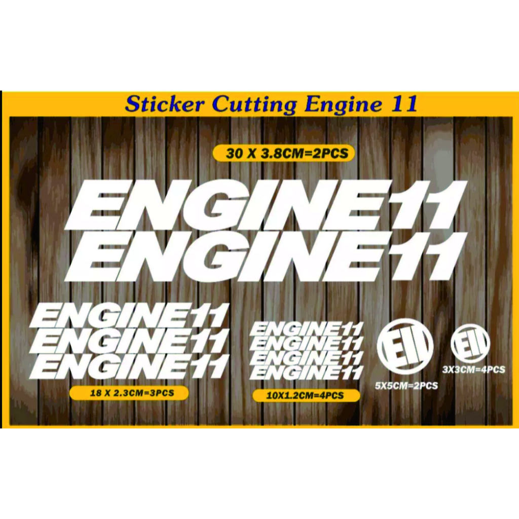 

Stiker Cutting Engine 11 murah