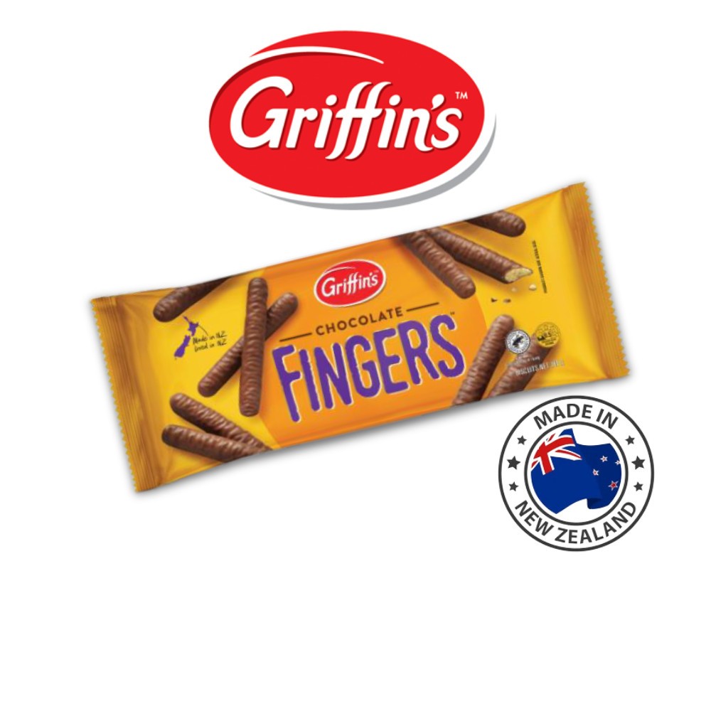 

GRIFFIN'S Fingers Chocolate 180gr chocolate wafer import NZ