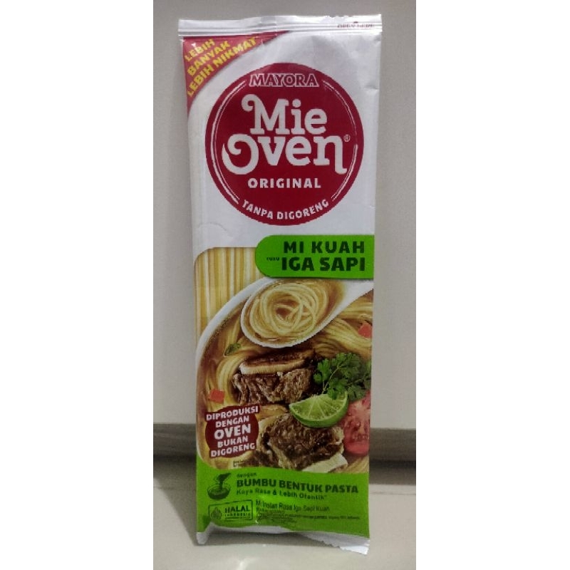 

mie oven kuah iga sapi