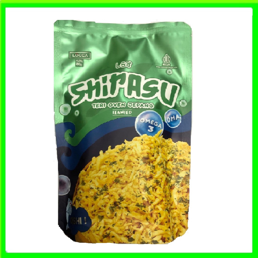 

Teri Shirasu Seaweed Teri Locca Jepang Rasa Rumput Laut 80gr