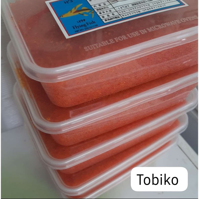 

orange tobiko