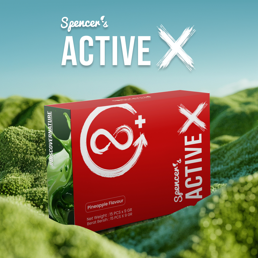 

Spencer's Supergreen Active X Pineapple Flavour Membantu Membakar Lemak Secara Alami