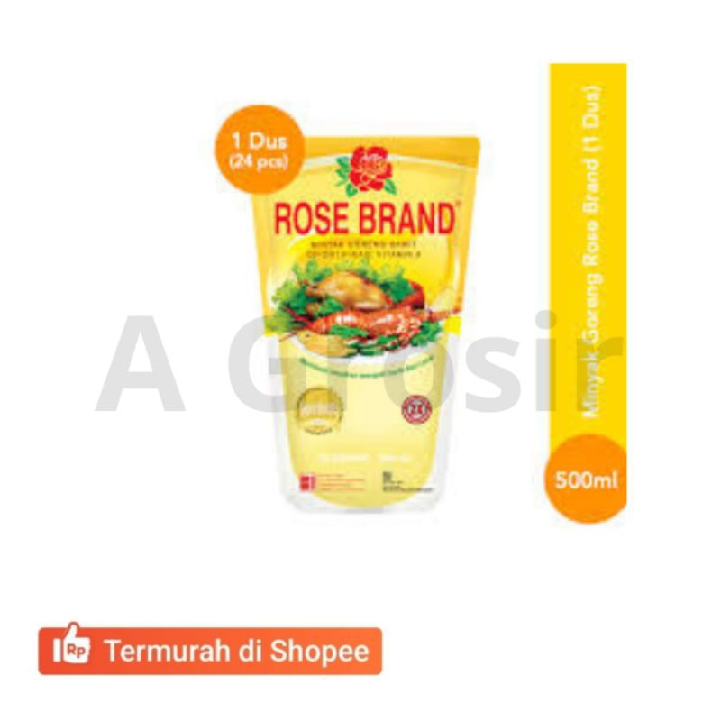 

minyak goreng rosebrand 500Ml termurah