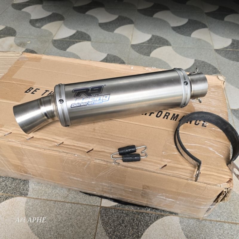 slincer silincer knalpot R9 special DRAG titanium original