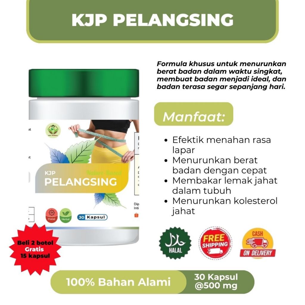 

PELANGSING KJP DOSIS STANDART / OBAT PELANGSING UNTUK MENURUNKAN BERAT BADAN / OBAT UNTUK DIET