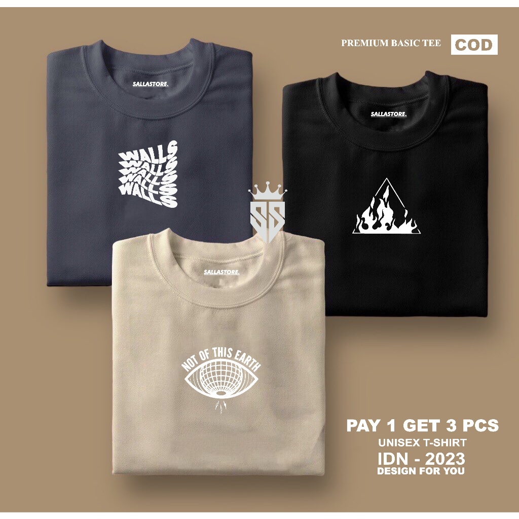 PAY 1 GET 3 PCS(PROMO COD)Nagata official shop-Kaos Distro Pria-Kaos Distro Terbaru Anbu Premium Qua