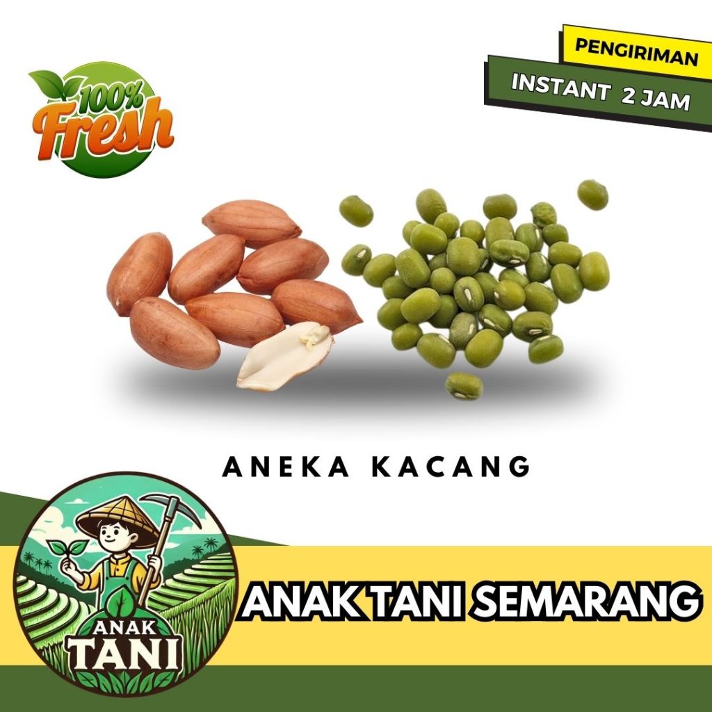 

[ANAK TANI] ANEKA KACANG IJO/KACANG TANAH PER 250GR SIAP KIRIM INSTANT AREA SEMARANG