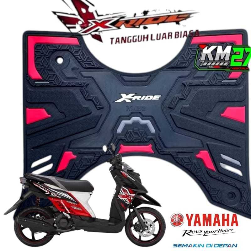 Aksesoris Karpet Motor Yamaha Xride Karbu / Pijakan Kaki Motor Yamaha Xride Karbu