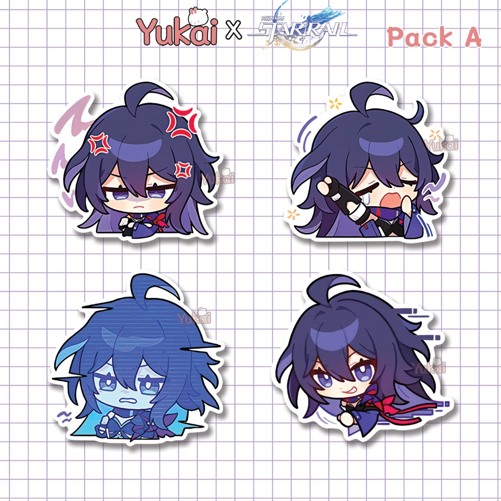 

Stiker Pack Seele Honkai Star Rail (HSR) Premium, Sticker Anime Waterproof