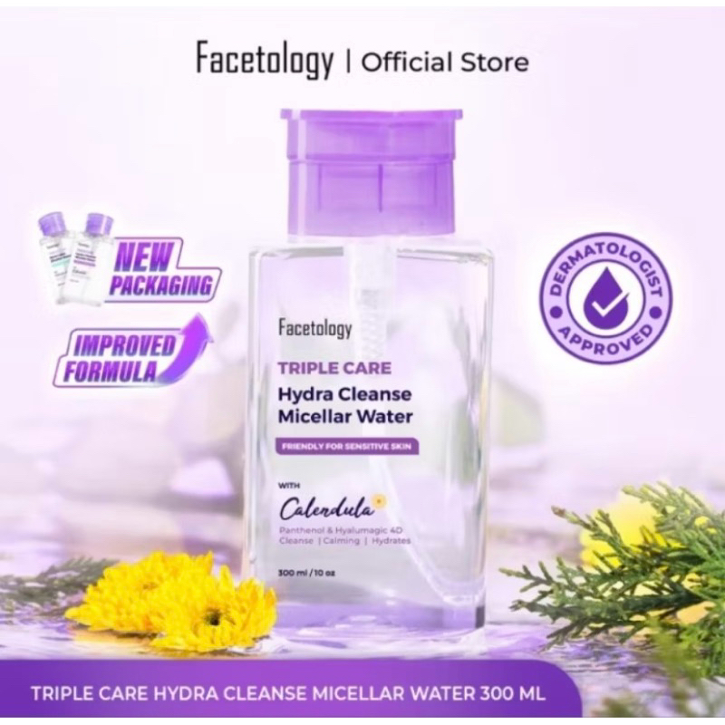 Micellar water Facetology 300ml pump