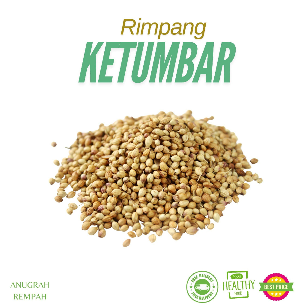 

Ketumbar 250-500-1000 gram Anugrah Rempah