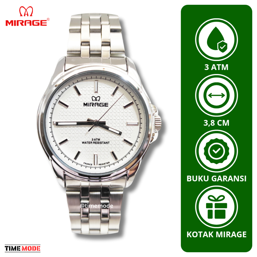 MIRAGE Jam Tangan Pria Mirage Original 8828 M Analog
