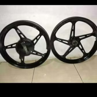 Velg pelek racing depan belakang motor Yamaha Jupiter Z Burhan/Original hitam