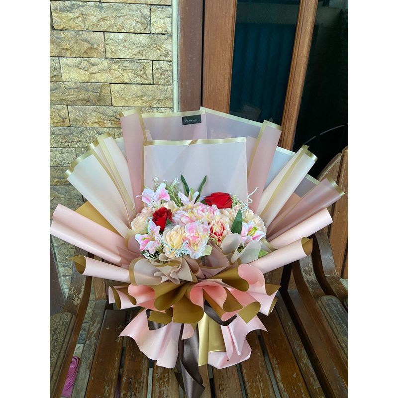 buket bunga artifical/buket bunga ibu/buket bunga hari ibu/buket bunga