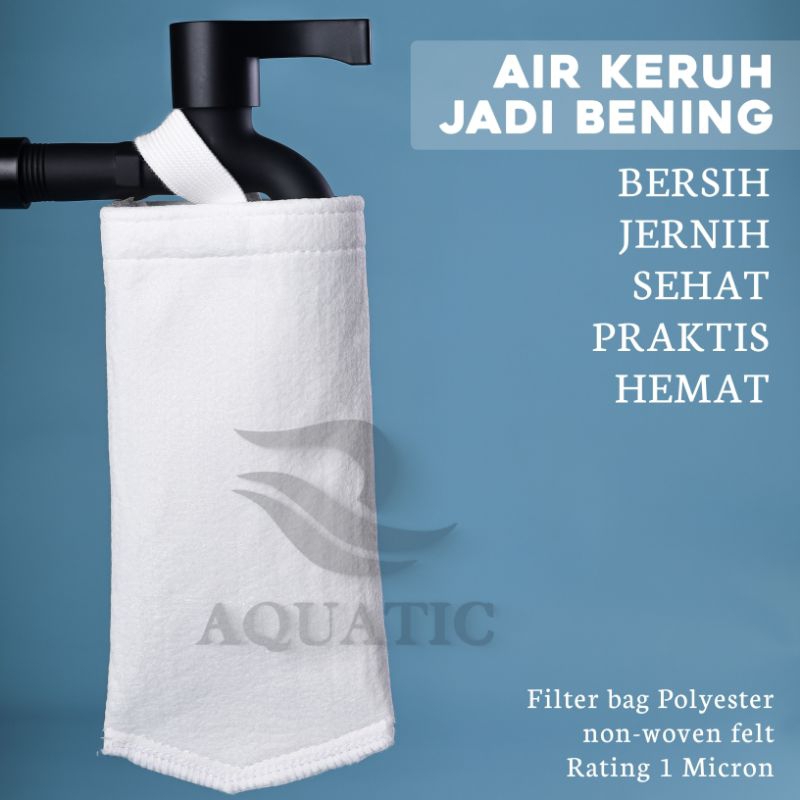 Filter Air Keran Kain Saringan Penjernih Air 1micron