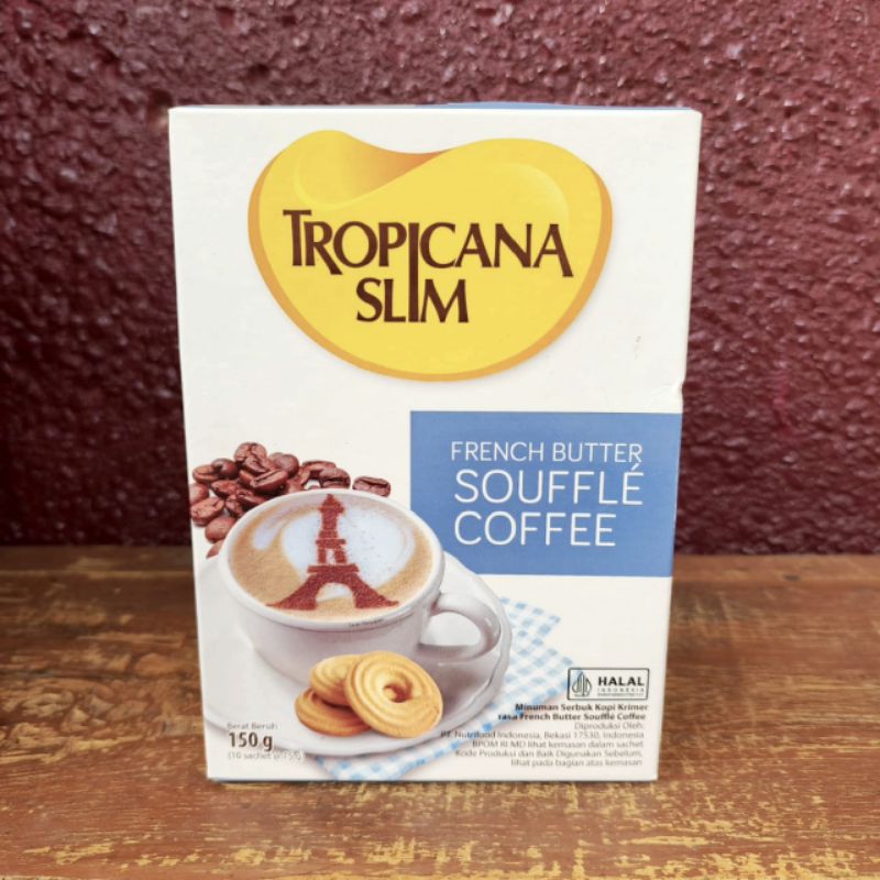 

PROMO!!! Tropicana Slim French Butter Souffle Coffee 10 sachet