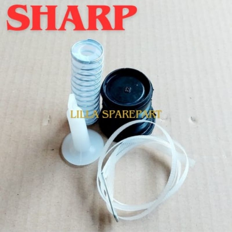 1 Set Seal Pembuang Mesin Cuci Sharp 2 Tabung