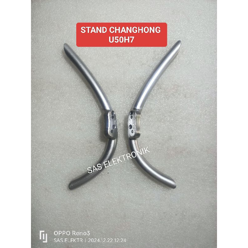 STAND BRACKET KAKI PEDESTAL DUDUKAN TV LED CHANGHONG 50 INCH U50H7 U 50H7 SAS ELEKTRONIK