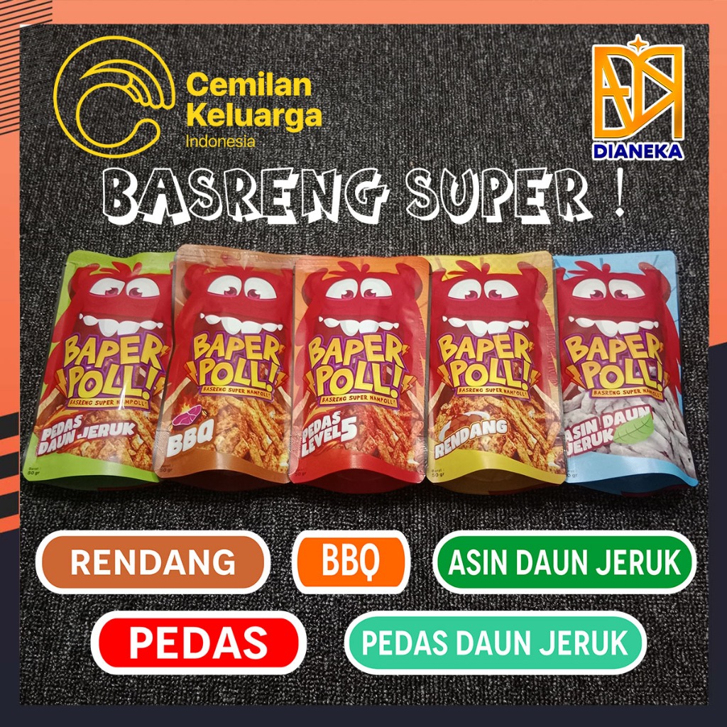 

BASRENG SUPER (BASO GORENG SUPER) - Cemilan Ringan Anak-Anak By Cekelin Renyah Dan Enak @50gr