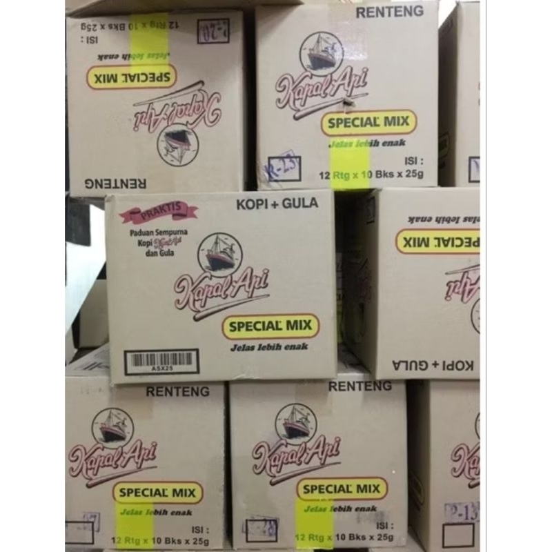 

RB Kopi Kapal api mix 1 dus isi 12 renteng