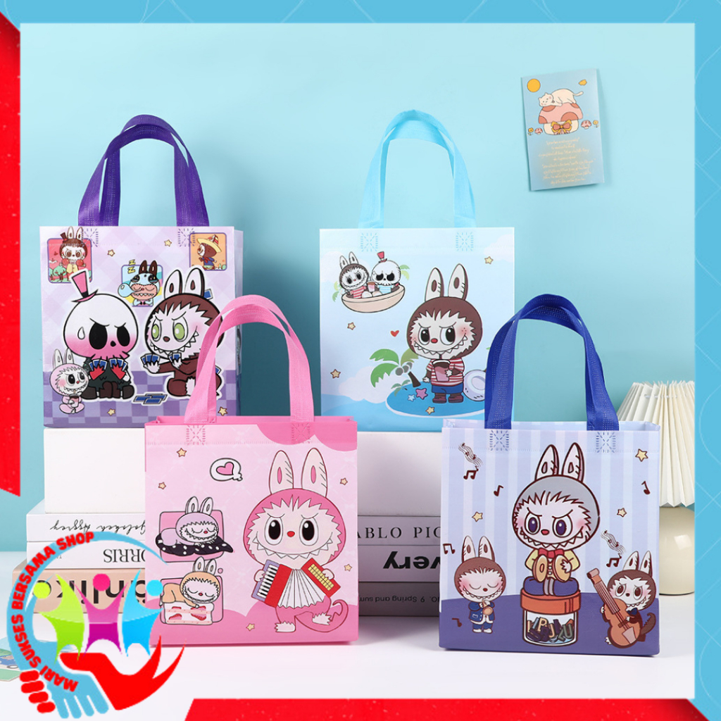 

MSBS Goodie Bag Ulang Tahun Karakter Monster Tas Kado Ulang Tahun Tas Hampers Waterproof Souvenir Ulang tahun Tas Bingkisan Pesta Anti Air