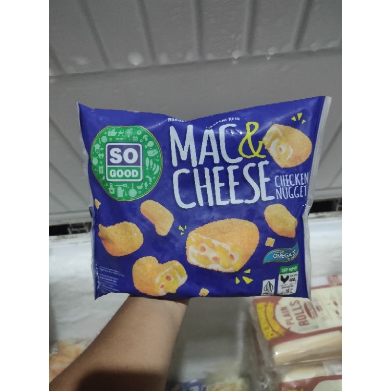 

so good chicken nugget mac&cheese 400 gram