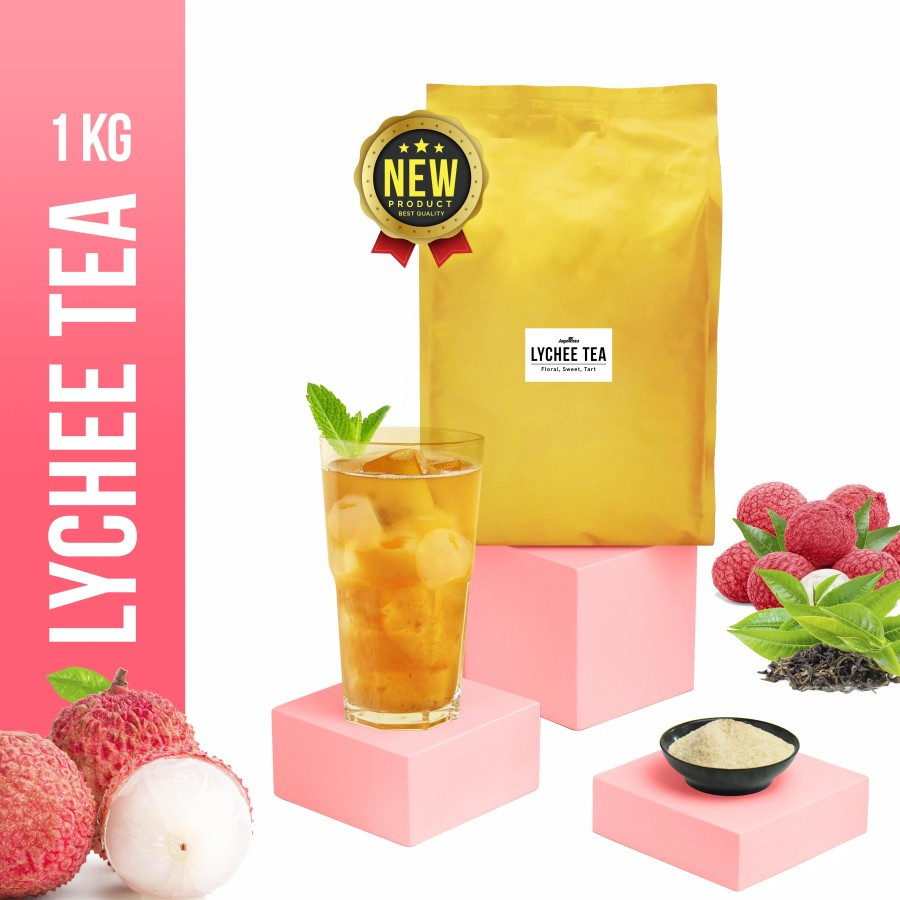 

Jagorista Bubuk Minuman Lychee Tea 1 KG Kualitas Premium