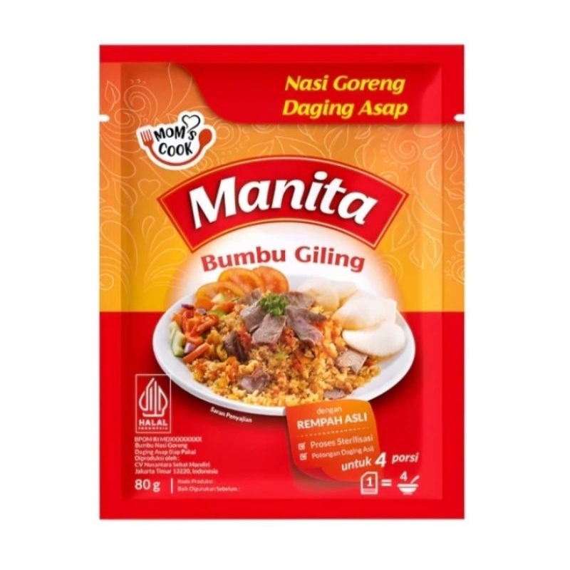 

manita bumbu giling nasi goreng daging asap 80 gram