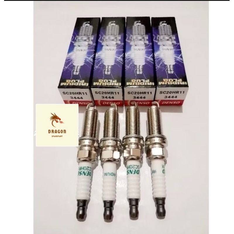 BUSI IRIDIUM POWER DENSO SC20HR11 BUSI NISSAN LIVINA MARCH JUKE (4PCS)