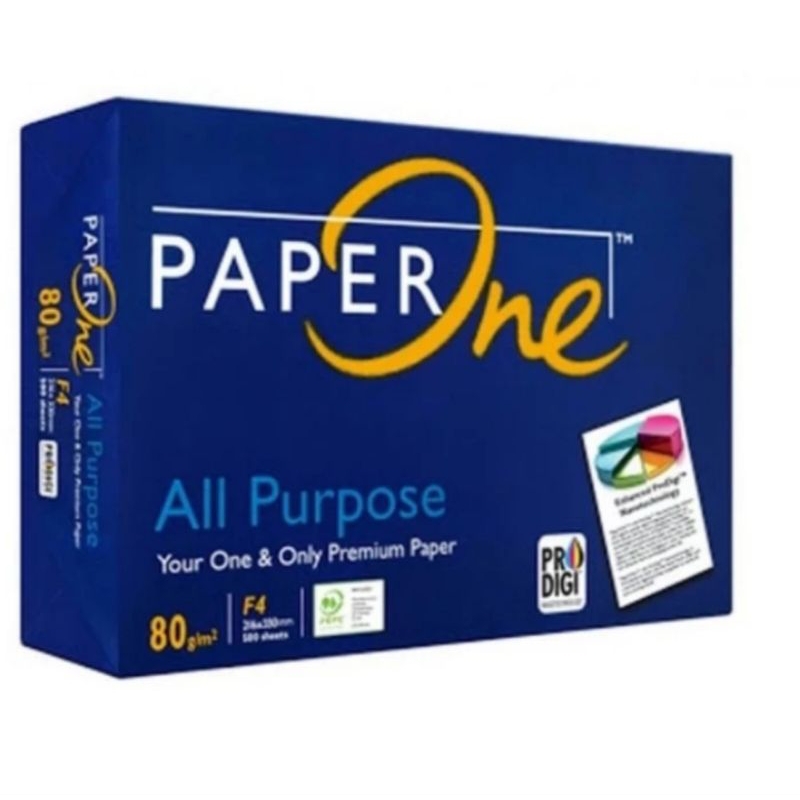 

Paper One F4 80gr 1ream Kertas HVS Kertas Fotocopy