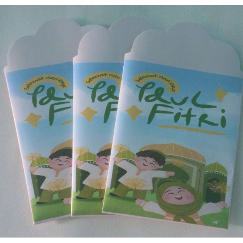 

Amplop lebaran medium (uang dilipat) isi 10pcs