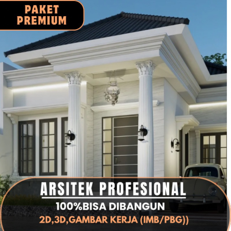 

Desain Arsitek Profesional (PAKET PREMIUM)