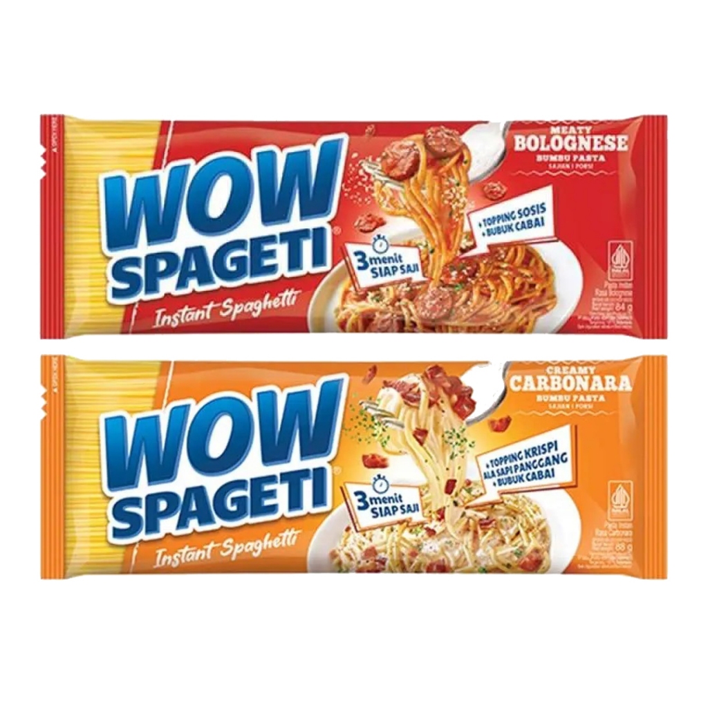 

WOW Spageti Instant Spaghetti (Satuan)