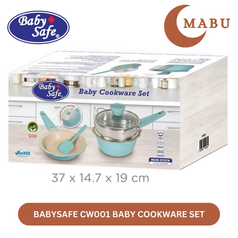 BABYSAFE CW001 Baby Cookware Set / Set Alat Masak Bayi