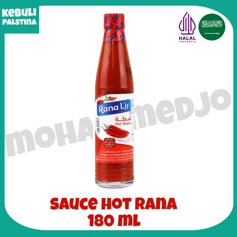 

Hot sauce dari arab Saudi.. merk rana 180 ml