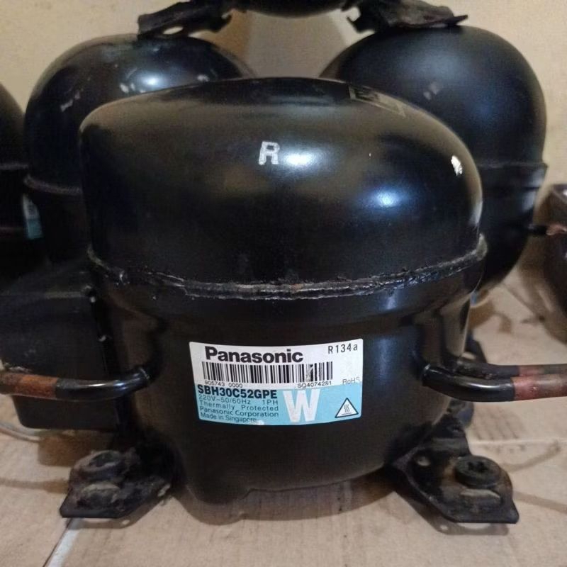 KOMPRESOR KULKAS 1 PINTU  1/8 PK,1/7 PK ORIGINAL # COMPRESSOR 1/7HP.1/8 HP MESIN KULKAS SATU PINTU J