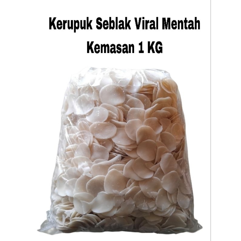 

Kerupuk Seblak Viral Mentah Kemasan 1 KG